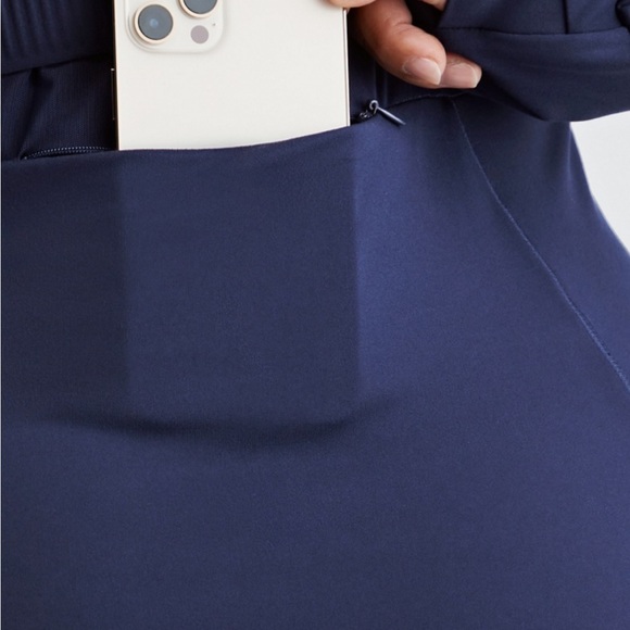 Fabletics Navy Trinity Performance Track Jacket - Picture 9 of 9